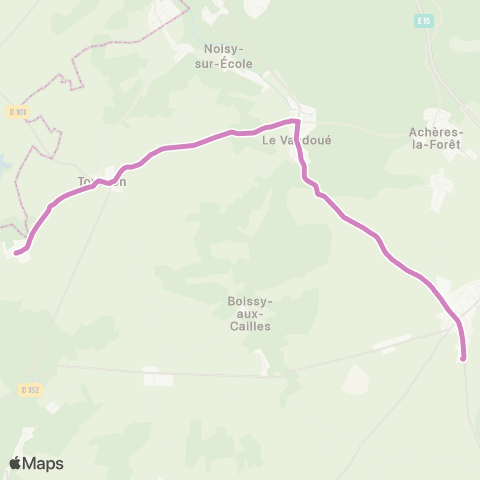 Île-de-France Mobilités Gare Routière <> Bois Minard map