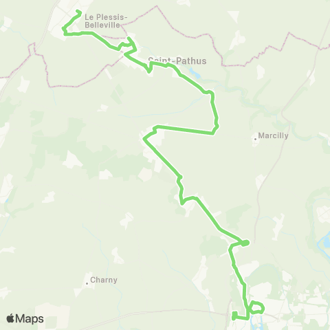 Île-de-France Mobilités Henri IV Jardin <> Les Frênes map