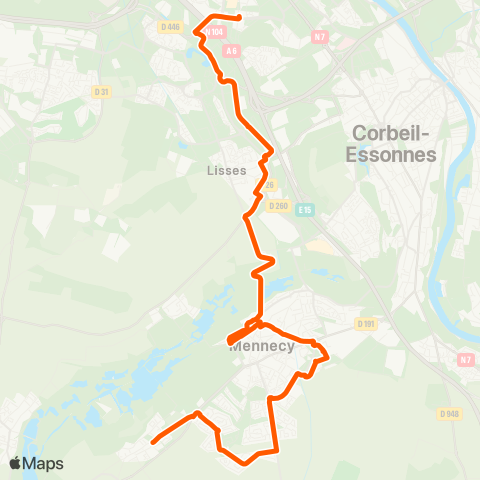 Île-de-France Mobilités Gare d'Évry-Courcouronnes Ctre (Niveau 0) <> Gde Rue map