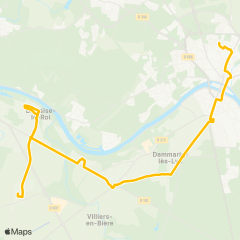 Île-de-France Mobilités Joliot Curie <> Faronville map