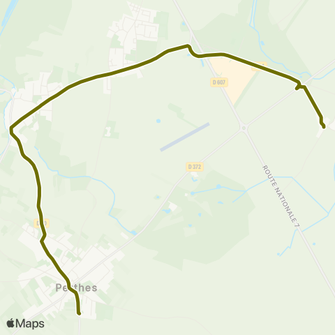 Île-de-France Mobilités Collège de Perthes <> Place map