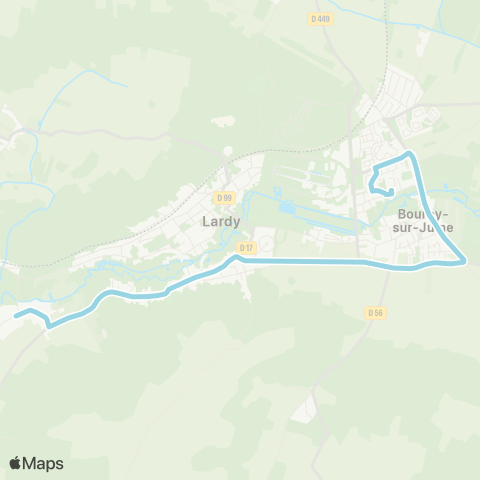 Île-de-France Mobilités Collège Tillon <> Gillevoisin map