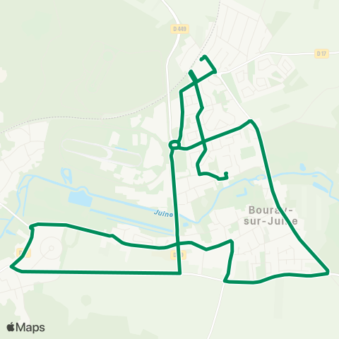 Île-de-France Mobilités Gare de Bouray <> Gare de Bouray map