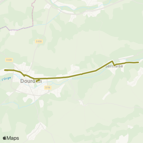Île-de-France Mobilités Champ de Courses <> Rue des Sources map