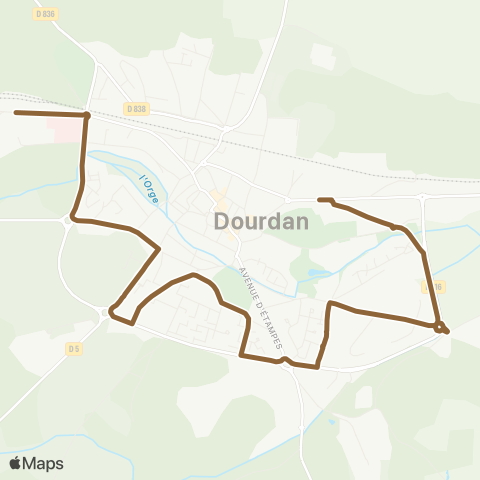 Île-de-France Mobilités Champ de Courses <> Avenue de Paris map