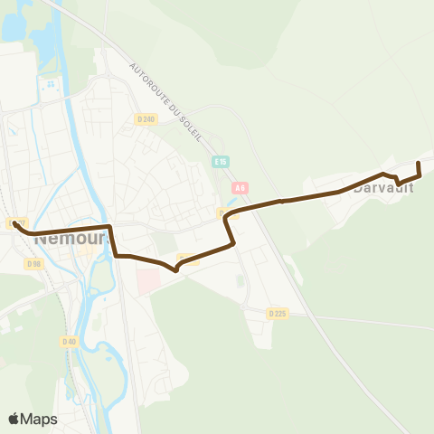 Île-de-France Mobilités Château <> Gare Carnot map