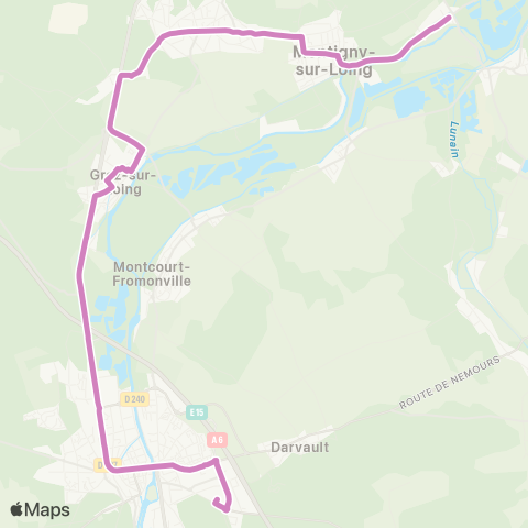 Île-de-France Mobilités Cité Scolaire <> Place Parodi map