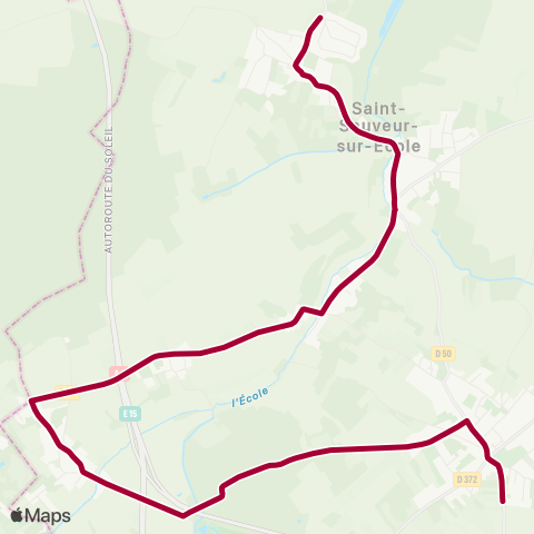 Île-de-France Mobilités Collège de Perthes <> Domaine de Montgermont map
