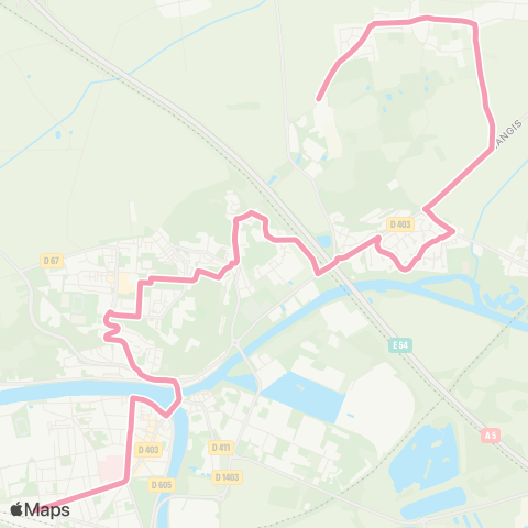 Île-de-France Mobilités Gare de Montereau Quai 8 <> Merlange map