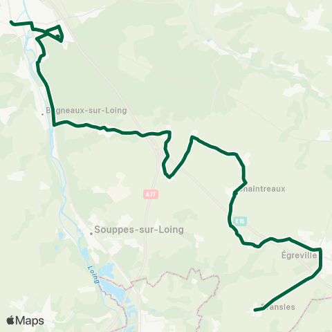 Île-de-France Mobilités Gare Carnot <> Aristide Briand map