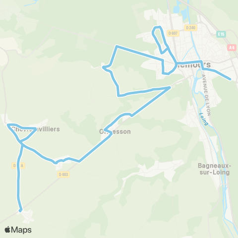 Île-de-France Mobilités Cité Scolaire <> Place map