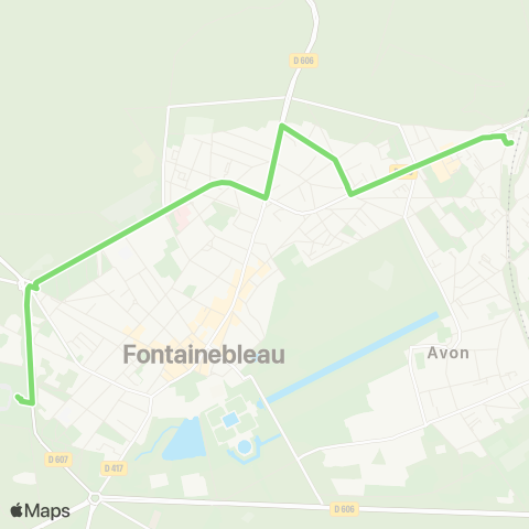 Île-de-France Mobilités Gare Routière Quai 3 <> La Fourche map