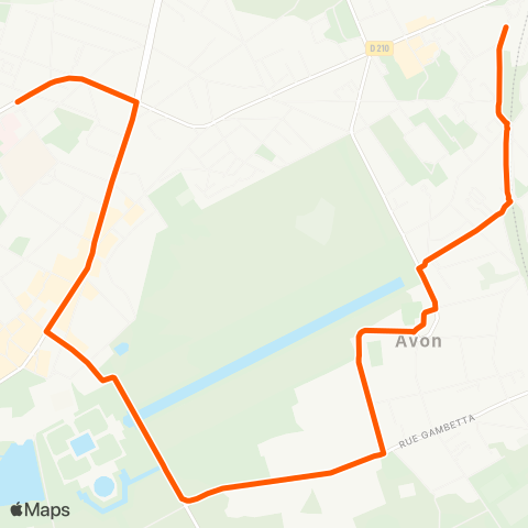 Île-de-France Mobilités Gare Routière Quai 3 <> La Plaine map