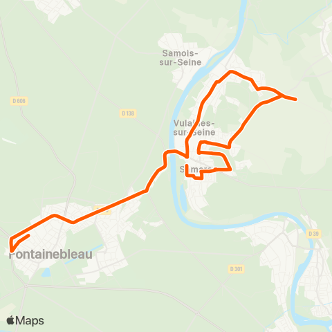 Île-de-France Mobilités François 1er <> Le Bac map