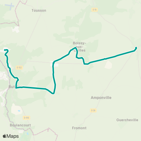 Île-de-France Mobilités Gare Routière <> Mairie map