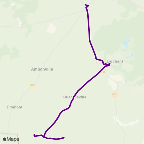 Île-de-France Mobilités Gare Routière <> Burcy map