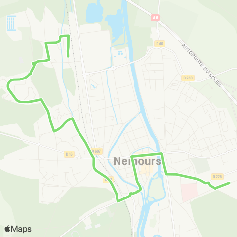 Île-de-France Mobilités Guinebert <> Gare Foljuif map