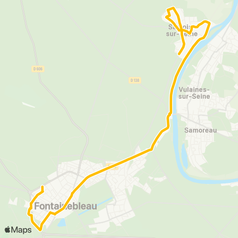 Île-de-France Mobilités Les Platreries <> Stade de la Faisanderie map