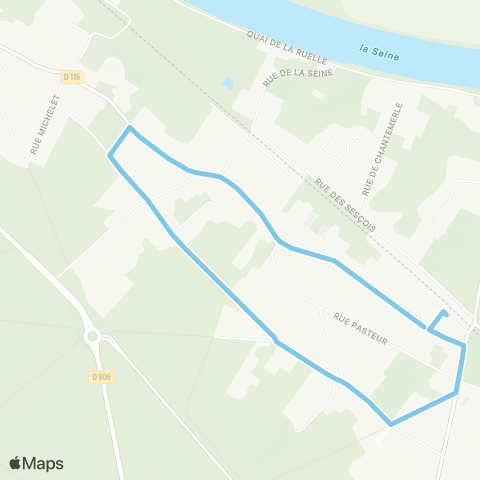 Île-de-France Mobilités Gare de Bois le Roi <> Gare de Bois le Roi map