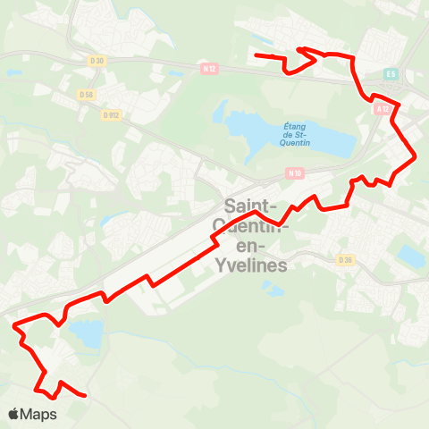 Île-de-France Mobilités Place du Mesnil <> Méliès / Croix Bonnet map