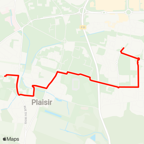 Île-de-France Mobilités Collège Apollinaire <> Léon Blum map
