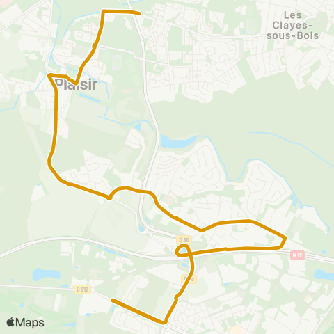 Île-de-France Mobilités Lycée Jean Vilar <> Mare aux Saules (Av. de Dreux) map