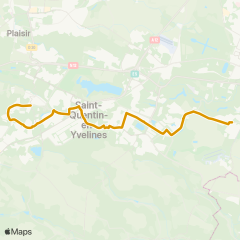 Île-de-France Mobilités Lycée Franco-Allemand / Ml King <> France Miniature map