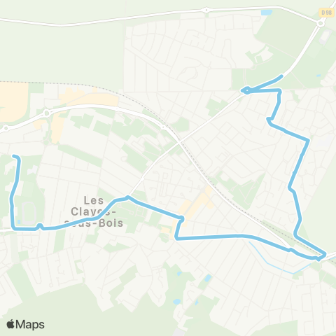 Île-de-France Mobilités Lycée Sonia Delaunay <> Les Dames map