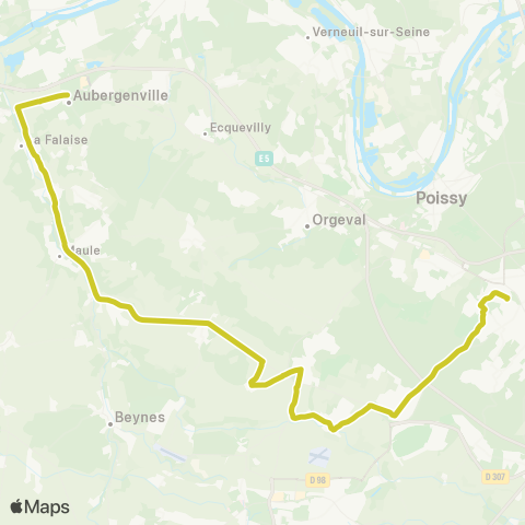 Île-de-France Mobilités Nicot / École Notre-Dame <> D 113 map