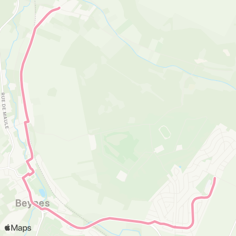 Île-de-France Mobilités Collège François Rabelais <> Maladrerie map