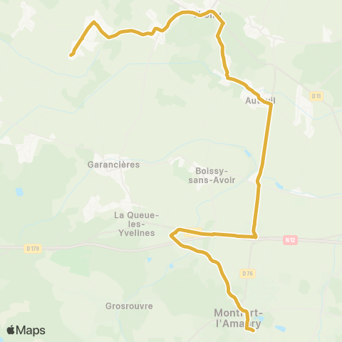 Île-de-France Mobilités Lycée Jean Monnet <> Église map