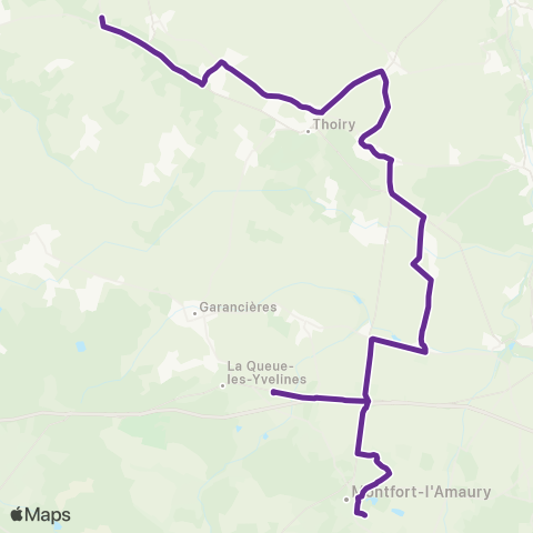 Île-de-France Mobilités Collège Maurice Ravel <> Saint Léonard map