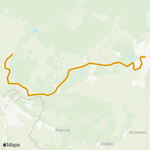 Île-de-France Mobilités Gare de Rambouillet / Prud'Homme <> L'Orme map