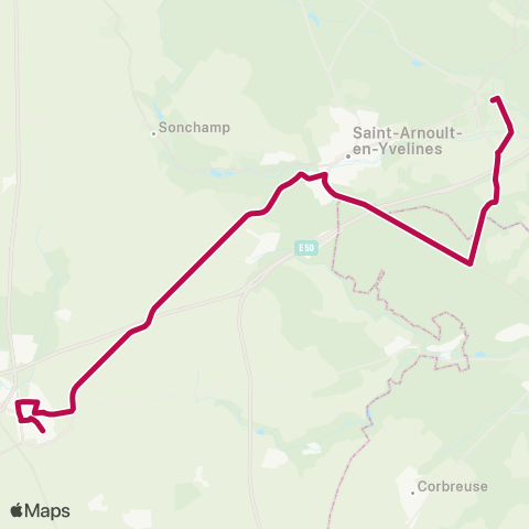 Île-de-France Mobilités Rue de Boinville <> École map
