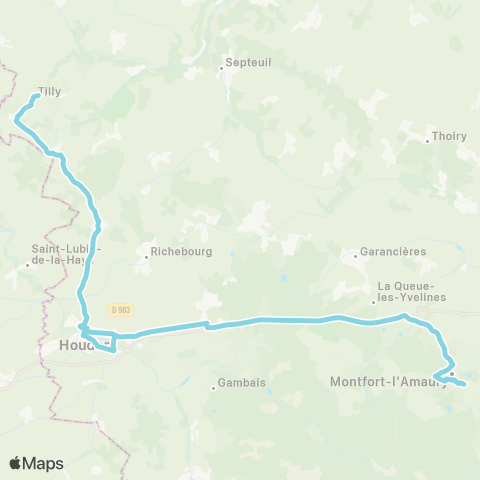 Île-de-France Mobilités Lycée Jean Monnet <> Église map