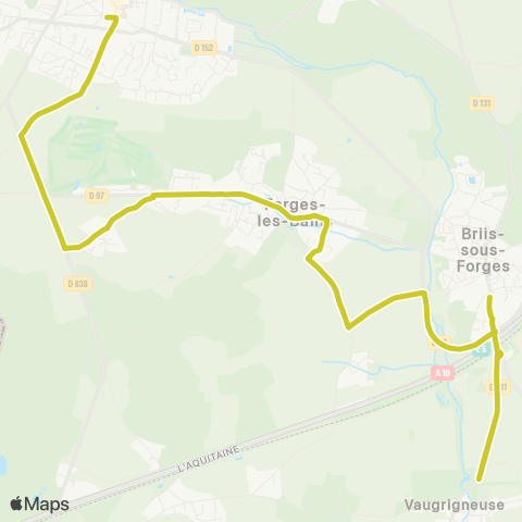 Île-de-France Mobilités Collège Jean Monnet <> Monument map