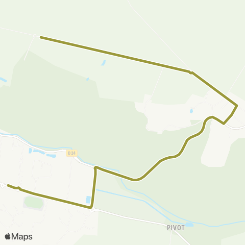 Île-de-France Mobilités Les Pavillons <> Collège Vignaud map