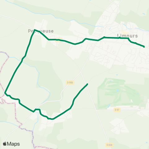 Île-de-France Mobilités Collège Vignaud <> La Mare aux Puits map