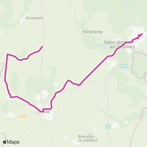 Île-de-France Mobilités Collège Brassens <> La Paix map