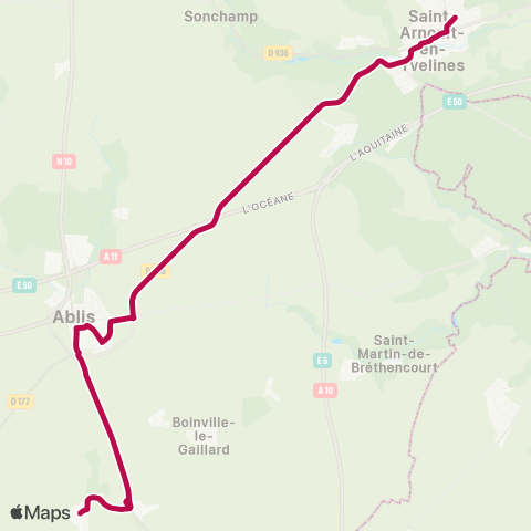 Île-de-France Mobilités Collège Brassens <> Église map