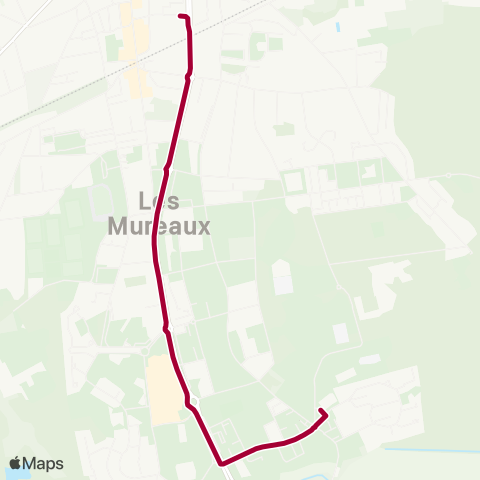 Île-de-France Mobilités Musiciens <> Gare des Mureaux (D3) map