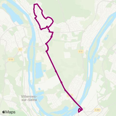 Île-de-France Mobilités Gare rout. N. (C2) <> Gare rout. N. (C4) map