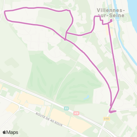 Île-de-France Mobilités Gare de Villennes-s/-Seine <> Gare de Villennes-s/-Seine map