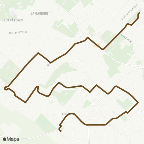 Île-de-France Mobilités Collège Émile Zola <> Gare de Vernouillet-Verneuil (3a) map