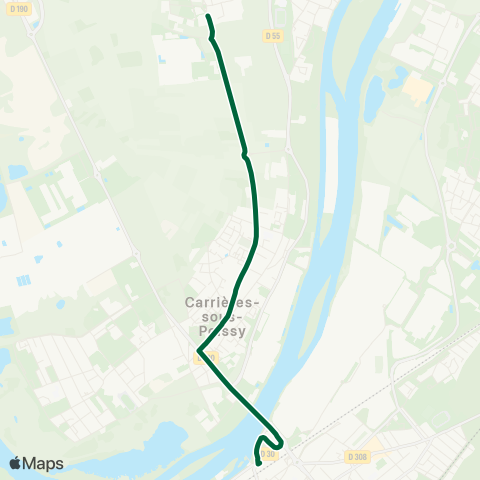 Île-de-France Mobilités Hautes Garennes <> Gare Routière N. (B4) map
