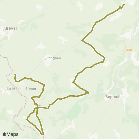 Île-de-France Mobilités Lycée Léopold Sédar Senghor <> La Noue map