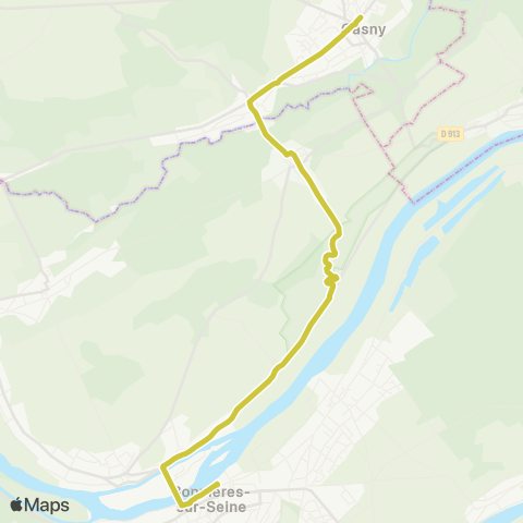 Île-de-France Mobilités Gare Routière <> Place de Gaulle map