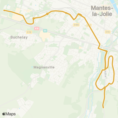 Île-de-France Mobilités Béarn <> Béarn map