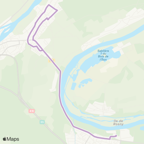 Île-de-France Mobilités Collège Sully <> Plantines map