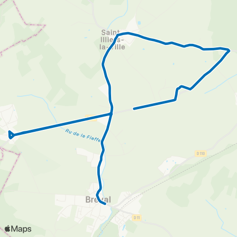 Île-de-France Mobilités Collège les Nénuphars <> Église map